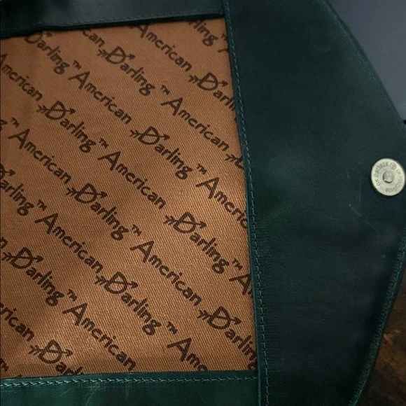 American Darling Green and Brown Floral Crossbody Bag - Picture 4 of 4